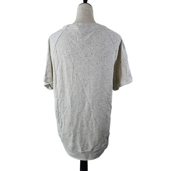 Mono B Speckled Pocket Sweatshirt Tee – Size L - Picture 3 of 8